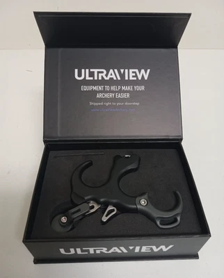 Ultra View Liberación de botón de pulgar Negro mate/ino inoxidable Ayuda de liberación grande Foto 1 de 4