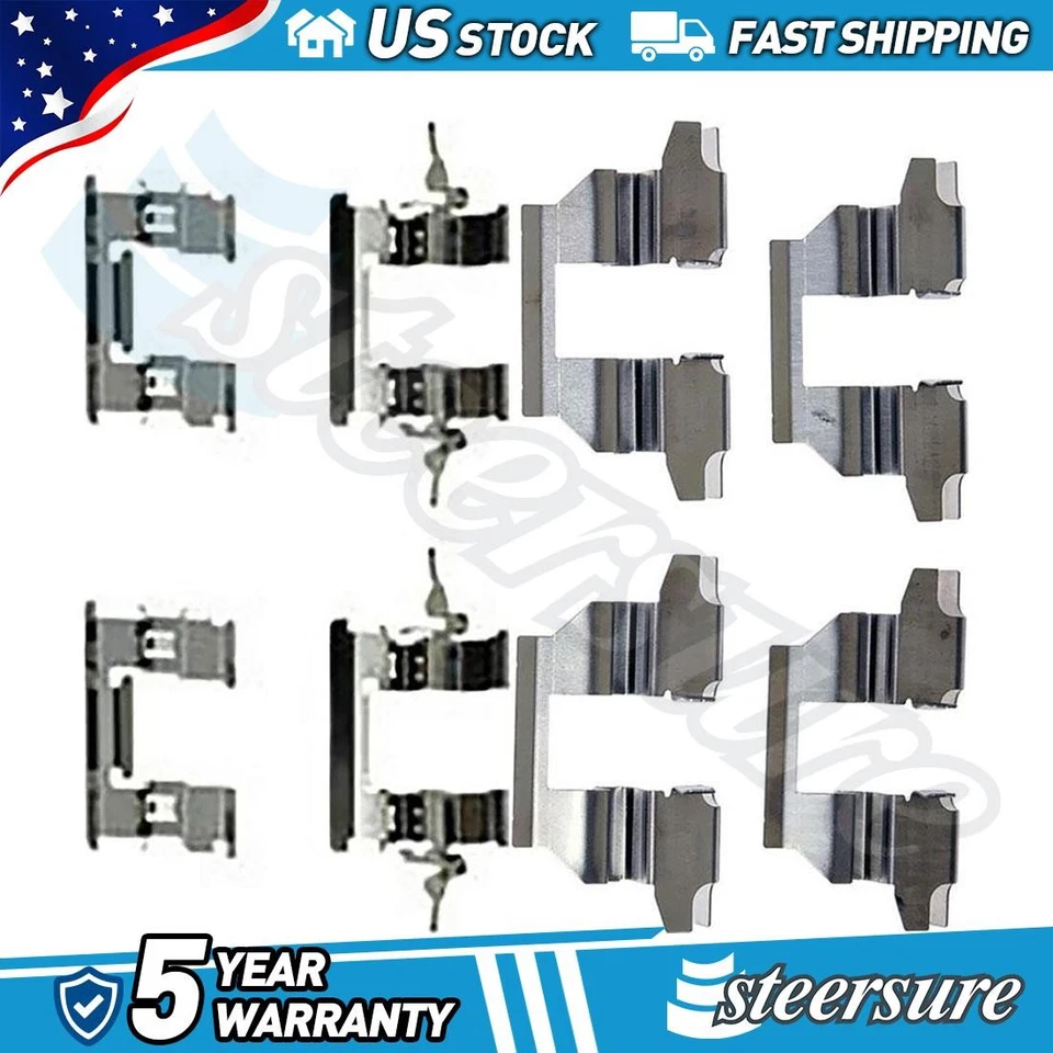 Kit de herrajes de freno de disco delantero trasero para Nissan Altima 2002-2006 Foto 1 de 4