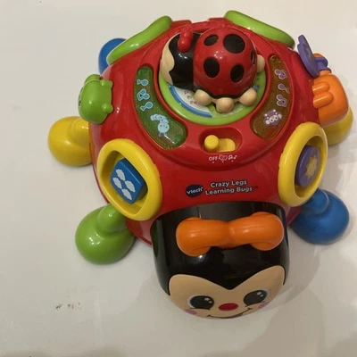 VTECH Patas Locas Aprendizaje Bichos Números Musicales Colores Formas Niño Juguete para Tirar Foto 1 de 4