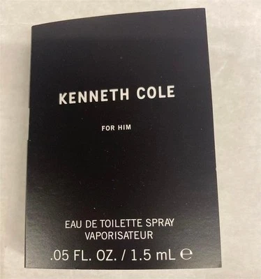 Kenneth Cole for Him Eau de Toilette EDT Muestra Spray Vial .05oz/1.5 Foto 1 de 4