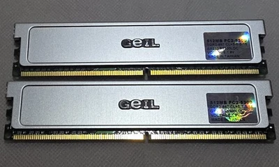 ✔️GeIL GX21GB5300LDC 1GB (2×512MB) DDR2-667 Memory Kit - Image 1 of 3