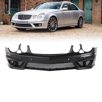 Front Bumper Cover W/ PDC Holes For Mercedes Benz 2007-2009 E Class W211 - Image 1 of 4