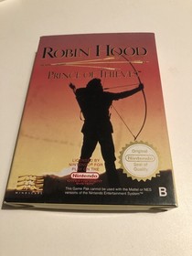 Sistema de entretenimiento Robin Hood Prince of Thieves Nintendo NES embalaje original
