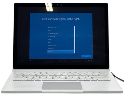 Microsoft Surface Book — 13,5 дюйма — i5 — 8 ГБ RAM — ТВЕРДОТЕЛЬНЫЙ НАКОПИТЕЛЬ 128 ГБ — (АККУМУЛЯТОР НЕ РАБОТАЕТ) - Изображение 1 из 4