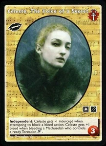 Céleste, The Voice of a Secret [BL set] - VTES card - Foto 1 di 2
