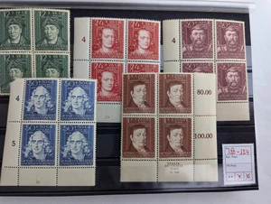 Generalgouvernement Nr. 120-124 in postfrischen Viererblöcken ab 1 Euro - Bild 1 von 3