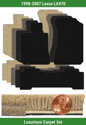 Juego de alfombrillas Lloyd Custom Luxe para Lexus LX470 1998-2007 (3 piezas) #VP1 Foto 1 de 4