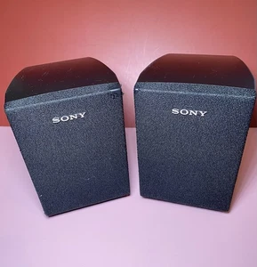 Par de altavoces de sonido envolvente satelital Sony SS-MSP1 negros sin probar - Imagen 1 de 3