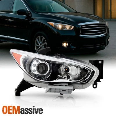 Fit 2013 Infiniti Jx35 / 14-15 QX60 OE HID Model Projector LED Headlights Right - Image 1 of 4