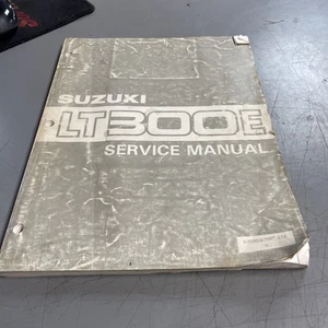 Suzuki 1987 LT 300E Service Manual 99500-42080-01E Factory LT300E Genuine OEM - Picture 1 of 5
