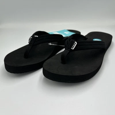 Шлепанцы REEF Cushion Breeze — RF001454BK2 — черные/черные **НОВЫЕ** - Изображение 1 из 4