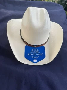 Western Cowboyhut Herren einfarbig weiß. " Sombrero Vaquero Blanco Solido Horma Malb - Bild 1 von 4