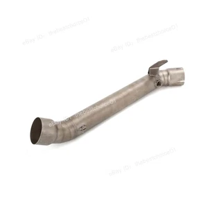 61mm For Kawasaki Ninja ZX10R 2011-2015 Exhaust Pipe Escape Mid Link Tube Steel - Picture 1 of 10