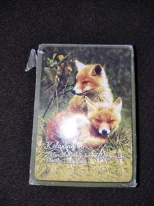 Ultra Smooth Standard Playing Deck Cards Foxes Colorado Wolf And Wildlife Center - Bild 1 von 2