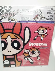 Adesivi vintage American Greetings Powerpuff Girls 4 fogli - Foto 1 di 2