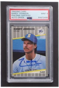 Randy Johnson HOF Signed Autograph 1989 Fleer Update Rookie Card U56 PSA 9 AUTO - Picture 1 of 2
