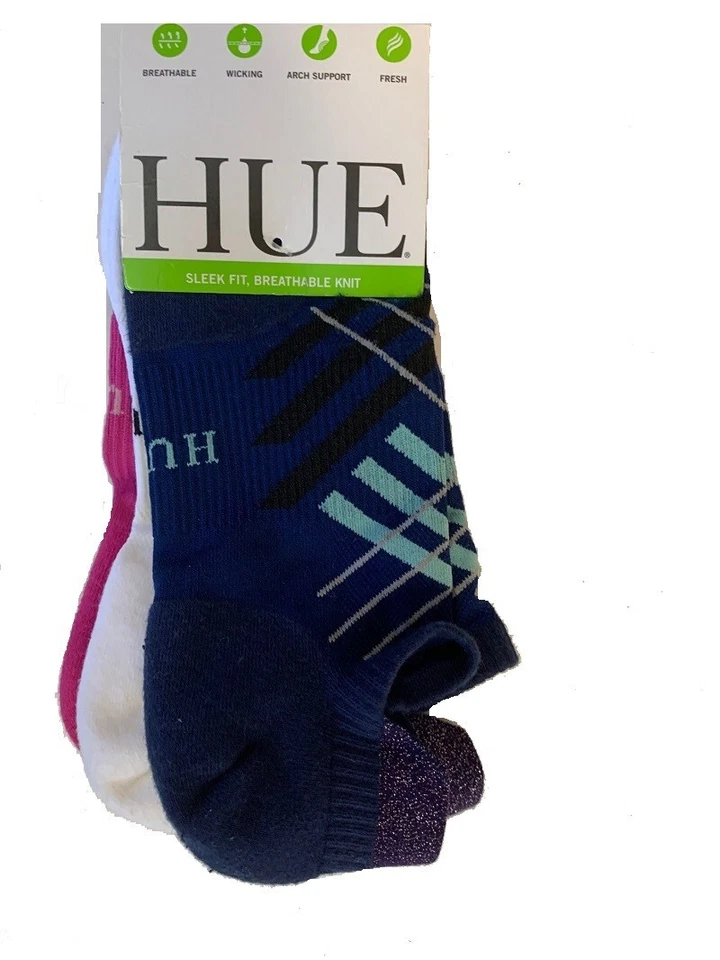 Hue Women's 3 Pack Air Sleek Tab Liner Socks Skyfall O/S - Image 1 of 1