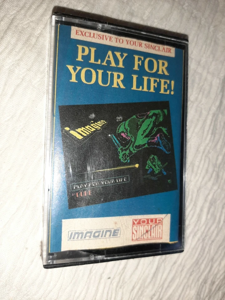 Juego ZX Spectrum - PLAY FOR YOUR LIFE - IMAGINE - 1ª edición YS - Imagen 1 de 1