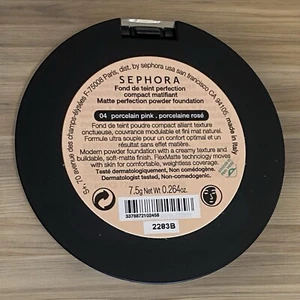 Sephora Matte Perfection Powder Foundation 04 Porcelain Pink Sealed Full Size .2 - Picture 1 of 3