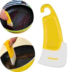 Kitchen Cleaning Tool Pan Scraper Silicone Spatula Cake Baking Pastry Tools NEW - Picture 1 of 8