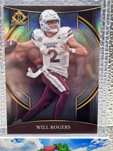 2022 Bowman Chrome University Will Rogers Invicta Mississippi State Bulldogs