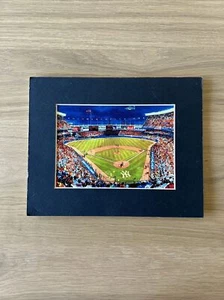 Vintage Baseball New York Yankees Old Stadium Print Matte Picture 8x10” Black - Picture 1 of 9