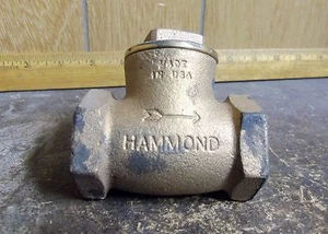 Hammond - 1" Gewinde Bronze Rückschlagventil (NOS) - Bild 1 von 12