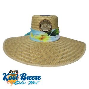 Mens&Womens Kool Breeze Solar Gardener Hat,Straw hat,Solar Cooling Hat,Solar NEW