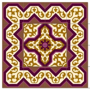 Tile Mural Barcelona Replica Pattern Design B069 Wall Backsplash Marble Ceramic - Picture 1 of 46