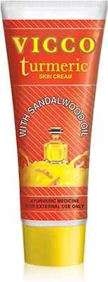 Vicco Turmeric ayurvedic Skin Cream with Sandalwood Oil 70 gm | UK SELLER