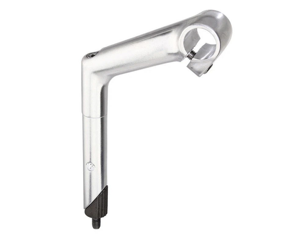 110MM LONG GENUINE ALLOY M.T.B BICYCLE STEM (QUILL DIAMETER 21.1MM) IN SILVER. - Image 1 of 1