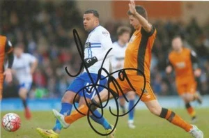 BURY: TOM SOARES SIGNED 6x4 ACTION PHOTO+COA - Picture 1 of 1