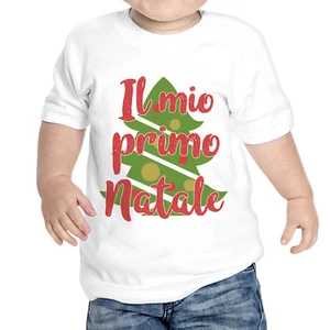 T-Shirt Neonato Unisex Il Mio Primo Natale - Foto 1 di 1