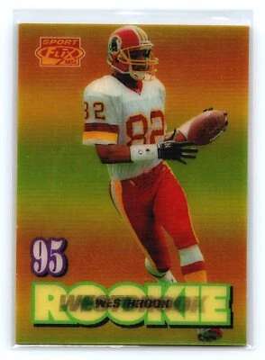 1995 Sportflix #121 Michael Westbrook Washington Redskins - Image 1 of 2