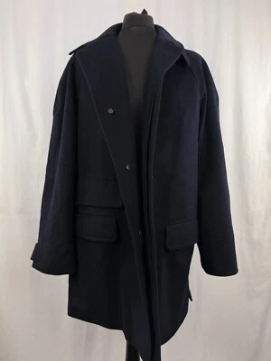 Abrigo de lana alpaca 44 en pecho azul marino invierno de colección años 90 Corneliani Sportswear para hombre Foto 1 de 4