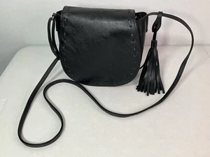 Black Semi-Circle Purse With Tassel. Excellent Condition. - Picture 1 of 11