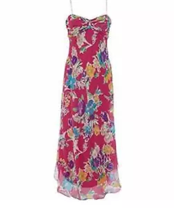 NEU POLO RALPH LAUREN DAMEN SEIDE MAXIKLEID UVP £475,00 - Bild 1 von 12