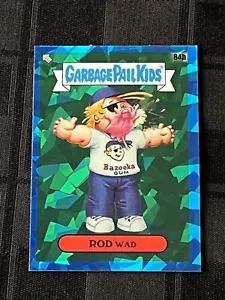 2021 Topps Garbage Pail Kids GPK Chrome SAPPHIRE Rod Wad 84b - Picture 1 of 3