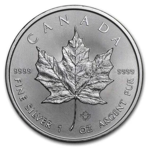 2019 Canada 1 oz Silver Maple Leaf BU - Picture 1 of 4