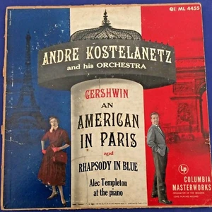 CLASSICAL LP-George Gershwin-AMERICAN IN PARIS-Andre Kostelanetz-COLUMBIA 12" - Foto 1 di 4
