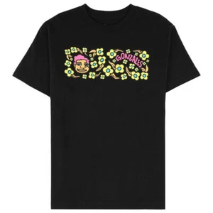 Krooked Mark Gonzales BLACKLIGHT SWEATPANTS Skateboard T Shirt BLACK - Picture 1 of 1