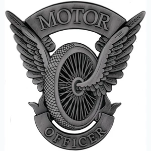 Motor Offizier Uniform Pin antik silber - Bild 1 von 1