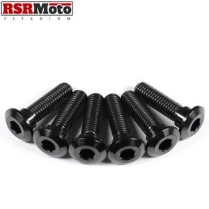 Kawasaki GPZ500 GPZ600R GPX600 GPZ900R GPZ1000RX Titan Scheibenschrauben hinten, schwarz - Bild 1 von 3