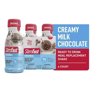 SlimFast Original Shake Creamy Milk Chocolate 4 Count - Picture 1 of 5