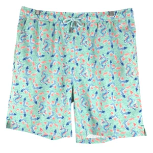 Peter Millar Swim Trunks Shorts Mens Large Dragon Koi Fish Print SS-1844 - Picture 1 of 9