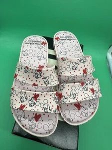 Girls Mini Melissa Beach Slide Flip Flops Mickey Mouse Disney Sandals NEW US4 - Picture 1 of 12