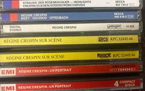 Bulk lot of Classical CDs (FEMALE VOCAL Regine Crespin) As Pictured F33 - Picture 1 of 2