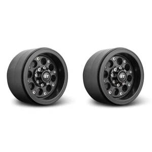 NEW Gmade 2.2 " GT02 Black Beadlock Wheels (2) 2.2inch / 12mm Hex Size Tires - Picture 1 of 2