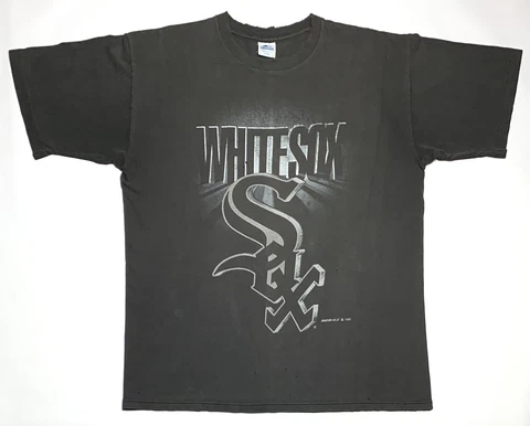 Vintage Starter 1992 Chicago White Sox MLB Single Stitch Shirt Size L Bo Jackson Cover