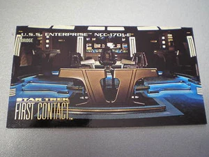 STAR TREK FIRST CONTACT TRADING USS Enterprise NCC-1701-E CARD n. E1 Bridge - Imagen 1 de 1